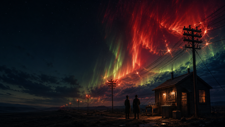 La noche en que el Sol encendió los telégrafos